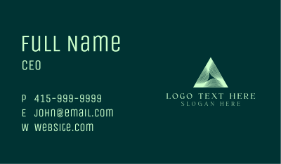 Pyramid Firm Agency Business Card Image Preview