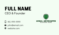 Soccer Field Shield Business Card Image Preview