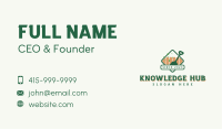 Landscaping Shovel Fence Business Card Image Preview