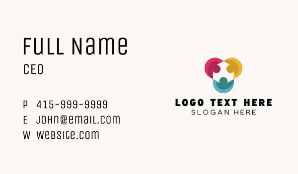 Community Charity Group Business Card Design Image Preview