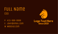 Orange Horse Gaming Business Card Image Preview