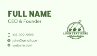 Yard Garden Shovel Business Card Preview