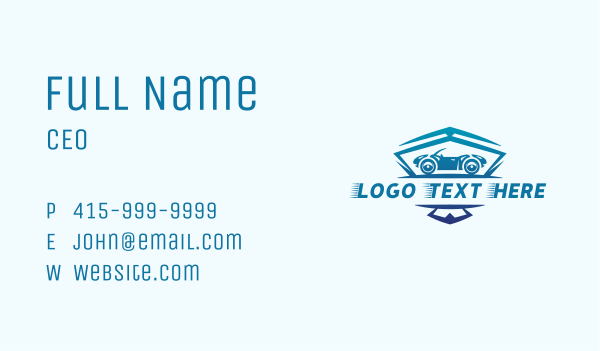 Classic Car Garage Business Card Design Image Preview