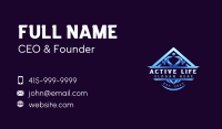 Handyman Roof Hammer Business Card Design