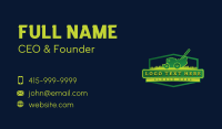 Lawn Mower Garden Business Card Design