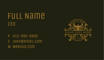 Retro Bull Ranch Business Card Image Preview