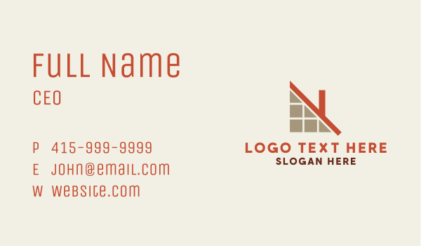 Home Tile Flooring Business Card Design Image Preview