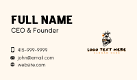 Skull Island Beach Business Card Design