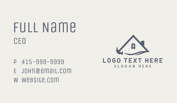 House Hammer Home Business Card Design Image Preview