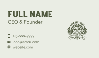 Rustic Axe & Hammer Business Card Image Preview