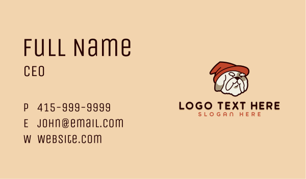 Wizard Hat Dog Business Card Design Image Preview