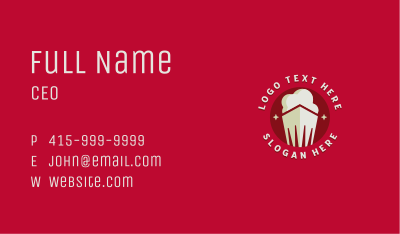 Popcorn Movie Theater Business Card Image Preview