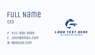 Logistics Delivery Letter S Business Card Image Preview
