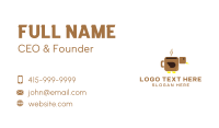 Brown Coffee Bird Business Card Preview