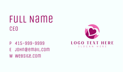 Heart Shirt Clothing Business Card Image Preview