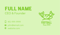 Organic Green Tea Cup Business Card Image Preview