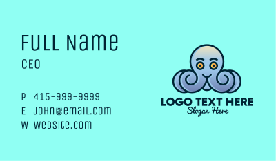 Happy Octopus Business Card