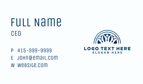 Outsourcing Business Manpower Business Card Design Image Preview