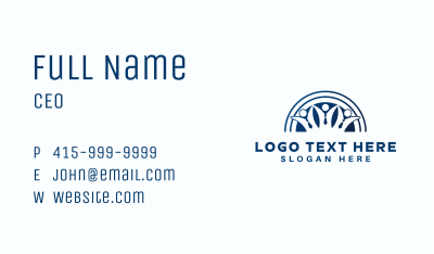 Outsourcing Business Manpower Business Card Image Preview