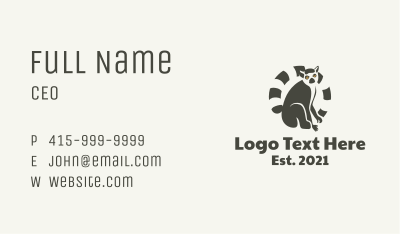 Ring Tailed Lemur Business Card Image Preview