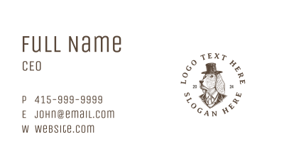 Pet Dog Hat Business Card Image Preview