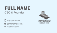 Isometric Office Space  Business Card Image Preview