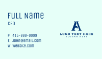 Classic Company Letter A Business Card Image Preview