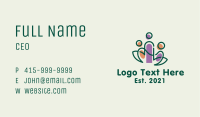 Vegan Nature People  Business Card Image Preview