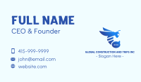 Blue Wasp Stinger Business Card Image Preview