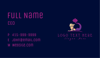 Wellness Floral Mermaid Business Card Image Preview