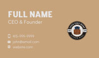 Fashion Cowboy Vest Business Card Design