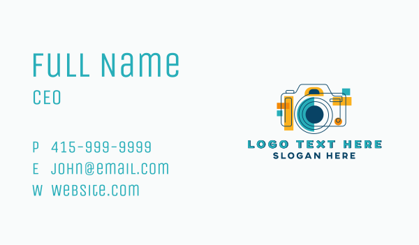 Art Camera Photography Business Card Design Image Preview