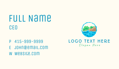 Natural Water Trees Business Card Image Preview