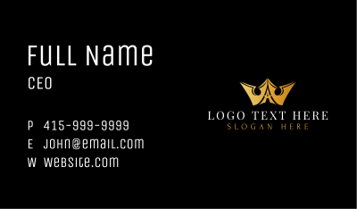 Luxe Crown Boutique Business Card Image Preview