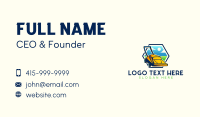 Landscaping Lawn Mower Business Card Preview