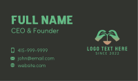 Garden Plant Hand Business Card Image Preview