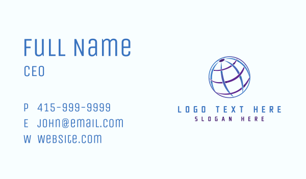 Corporate Global Business Business Card Design Image Preview