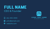 Business Tech Letter A Business Card Preview