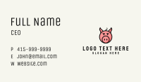 Pig Head Meatshop Business Card Image Preview