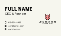 Pig Head Meatshop Business Card Preview