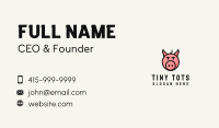Pig Head Meatshop Business Card Image Preview