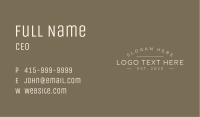 Professional Brand Wordmark Business Card Image Preview