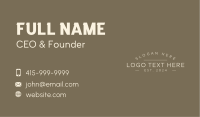 Professional Brand Wordmark Business Card Image Preview