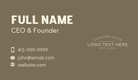 Professional Brand Wordmark Business Card Image Preview