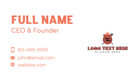 Barbecue Fish Flame Grill Business Card Image Preview