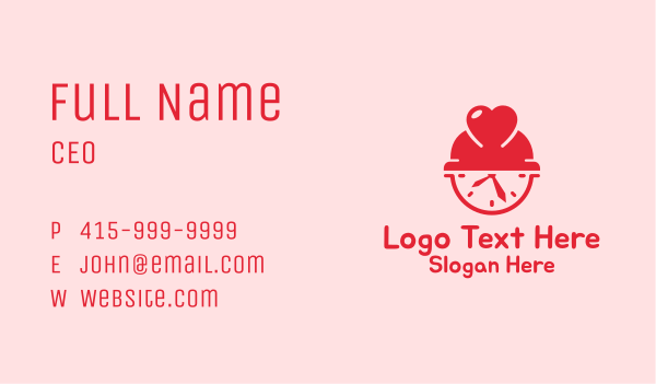 Love Alarm Bell  Business Card Design Image Preview