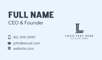 Elegant Serif Business Business Card Image Preview