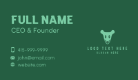 Cute Mouse Head Business Card Design