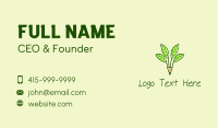 Pencil Plant Business Card Design