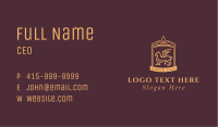 Royal Griffin Crest Business Card Image Preview